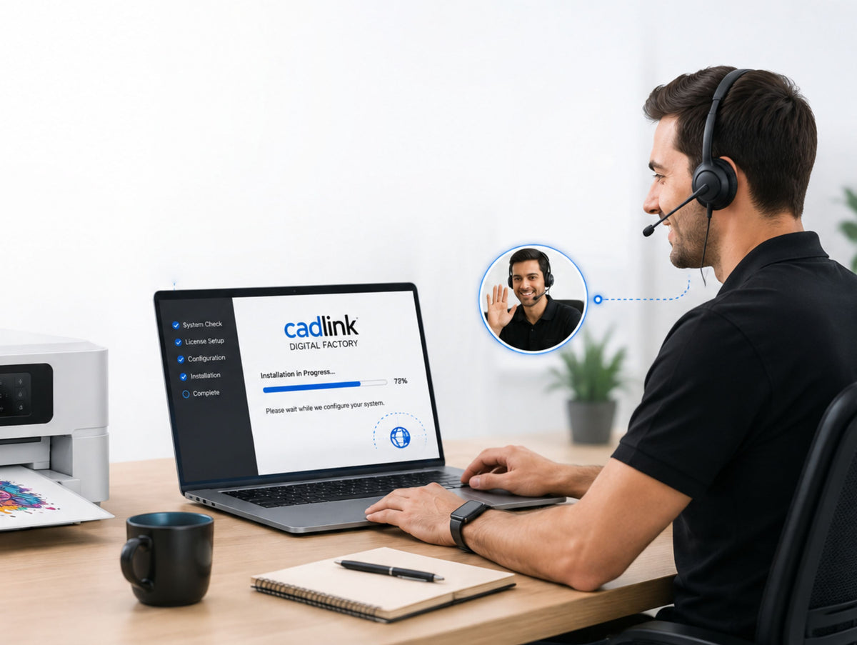 Expert remote installation & CADlink setup support