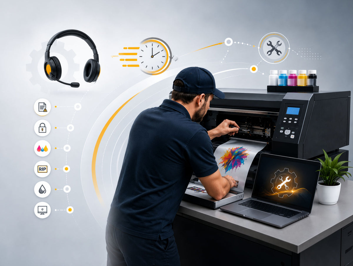 Fast technical support from real DTF experts