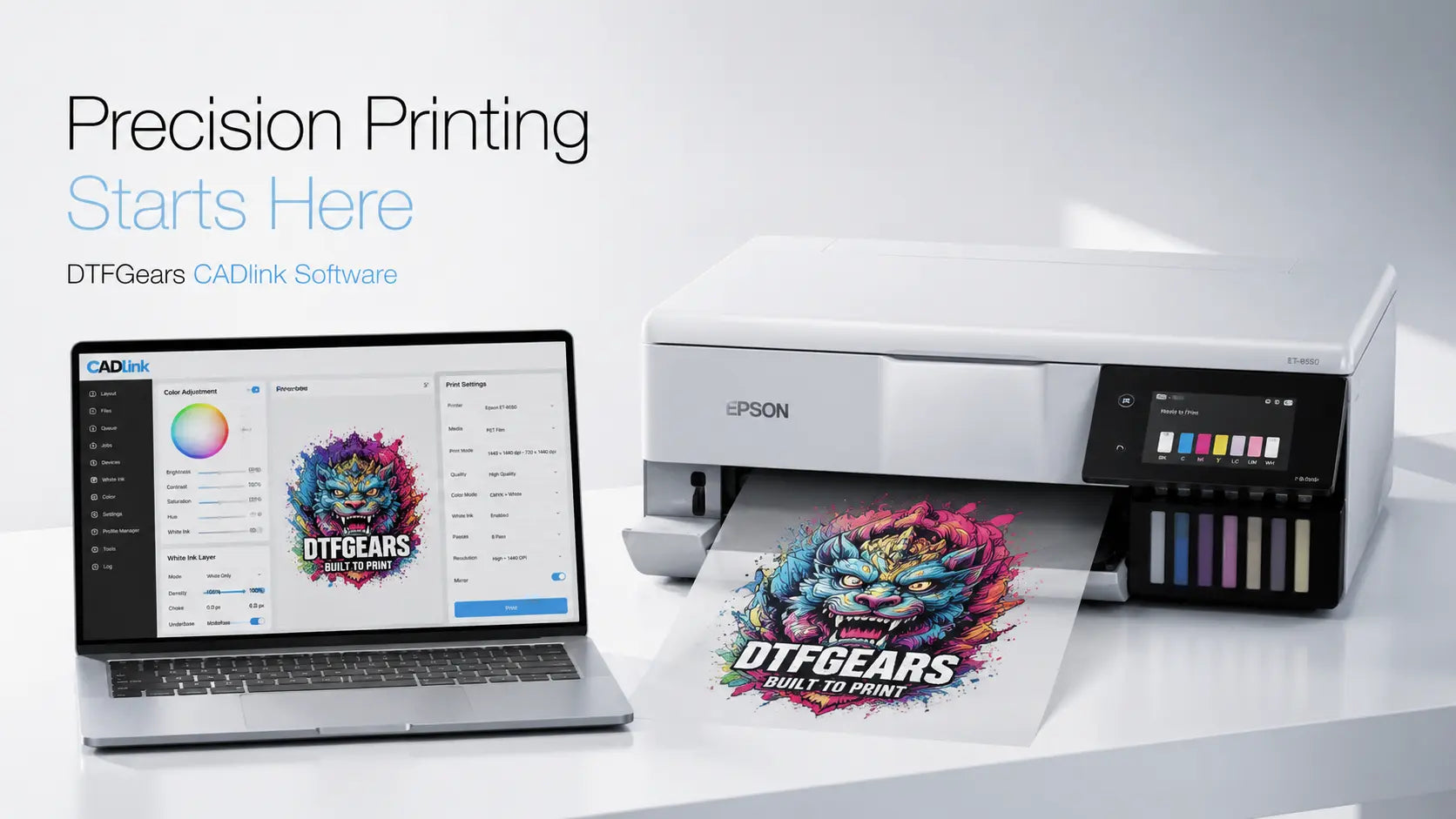 CADlink Software — The Backbone of High-Quality DTF Printing