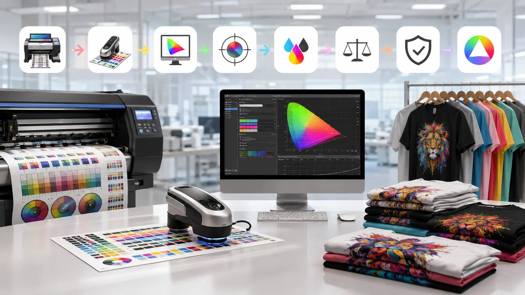 Cadlink Digital Factory Fiery Color Profiler: Professional ICC Color Management for DTF