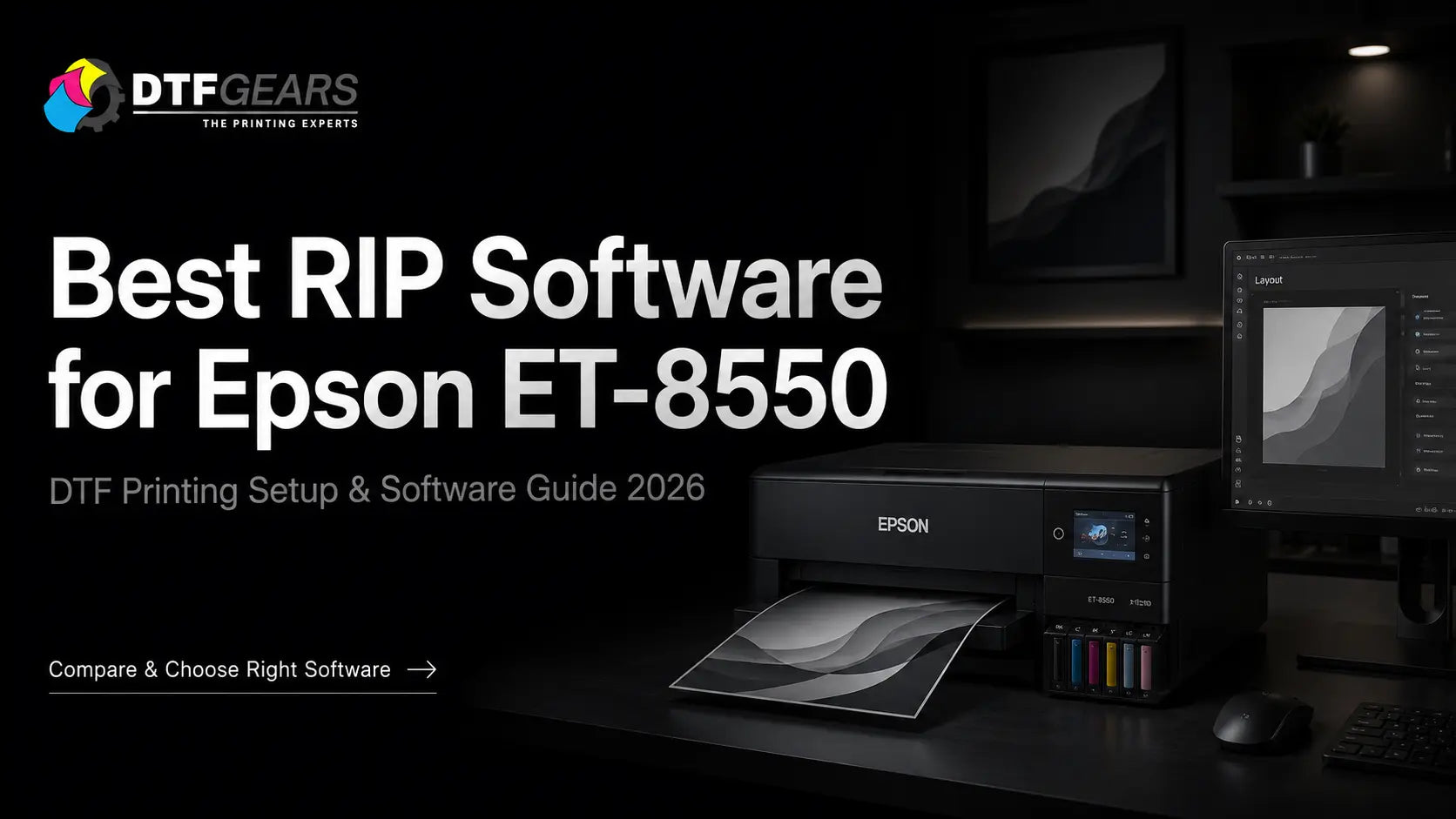 Best RIP Software for Epson ET-8550 DTF: Cadlink V12 Desktop Edition Guide by DTF Gears