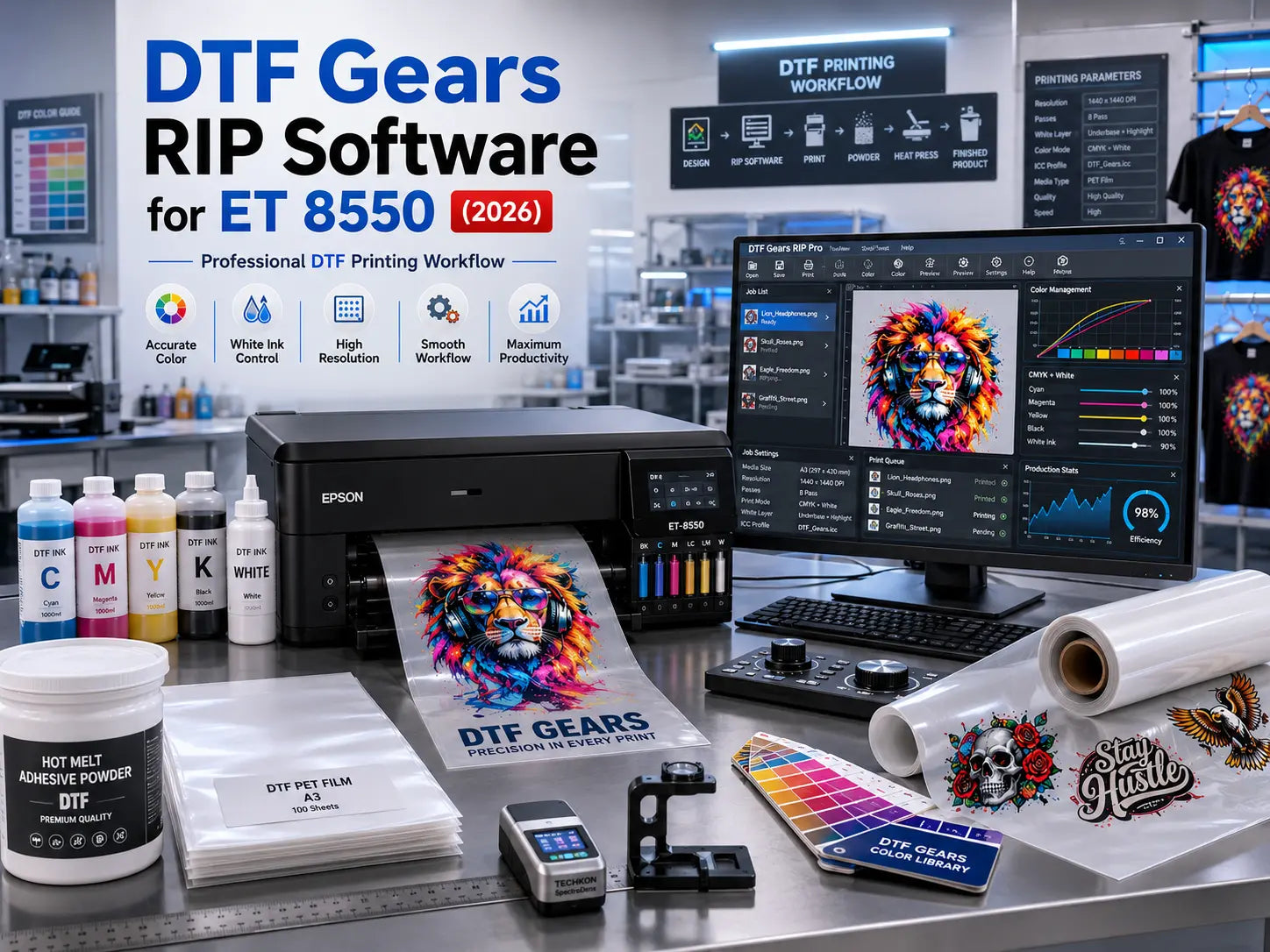 Buy the Best RIP Software for ET 8550/8500 By DTF Gears