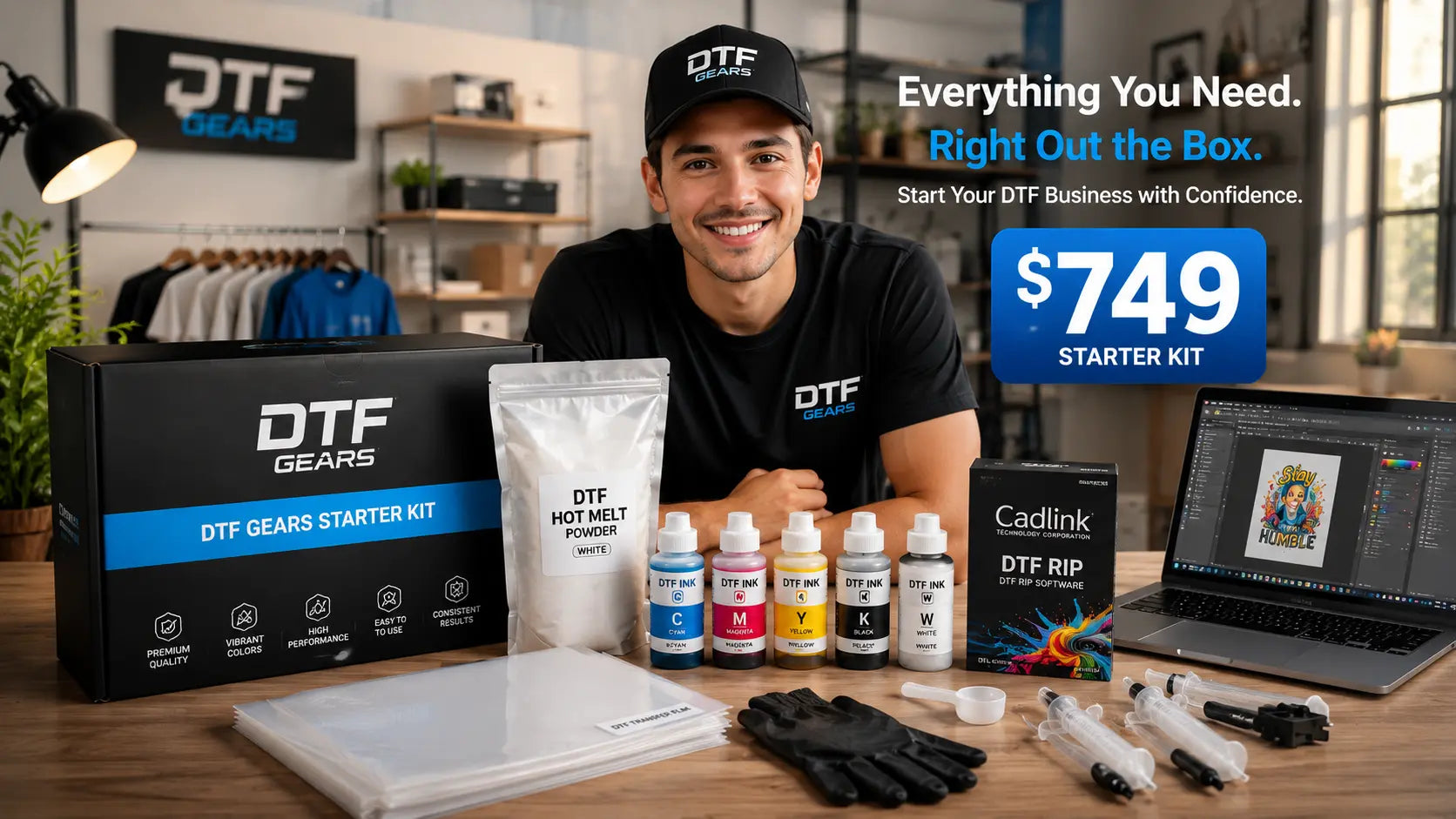 DTF Gears ET-8550 DTF Kit vs Buying Separate: The Smarter Choice for Starting a DTF Business