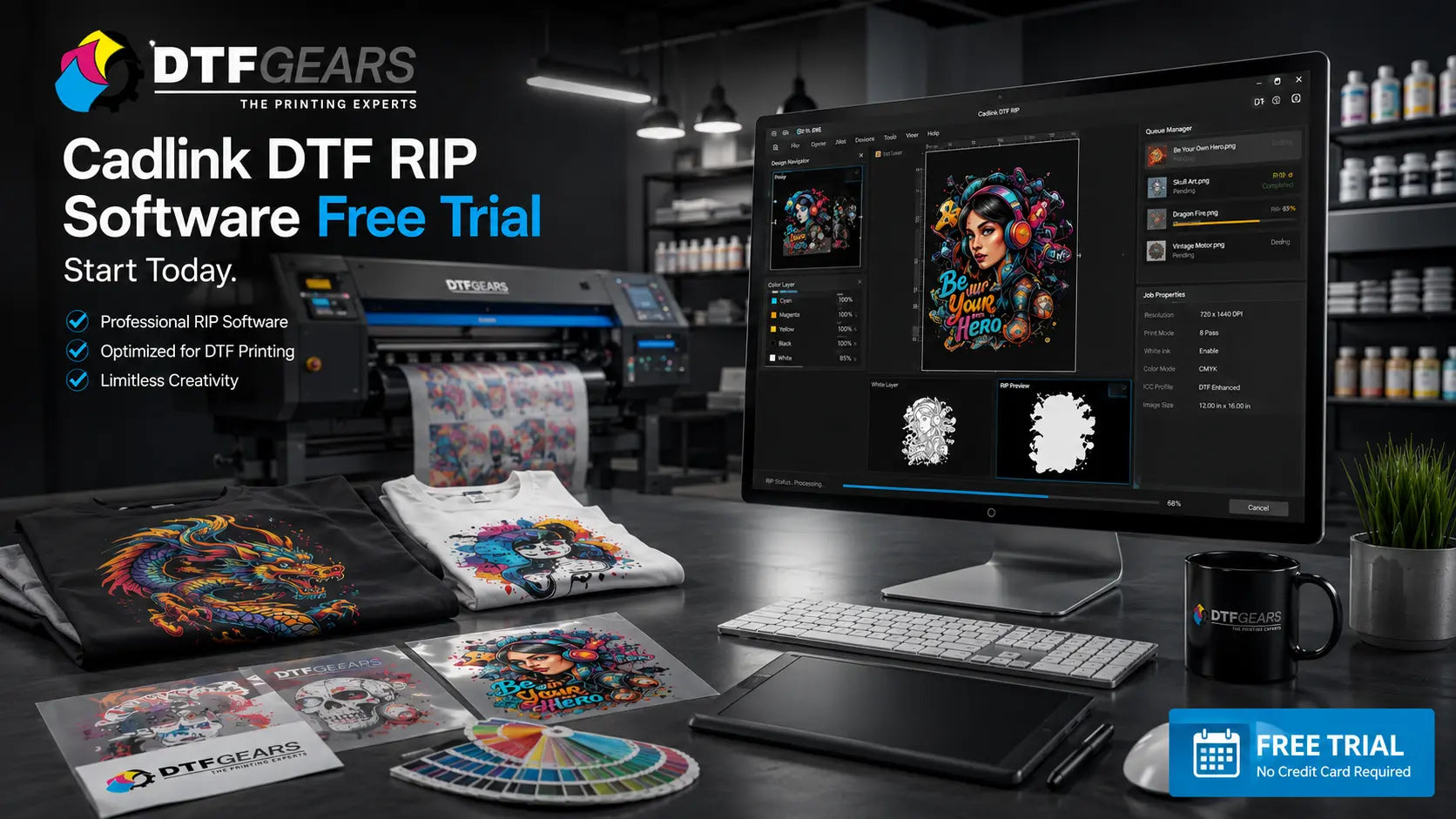 Cadlink DTF RIP Software Free Trial: Start Today