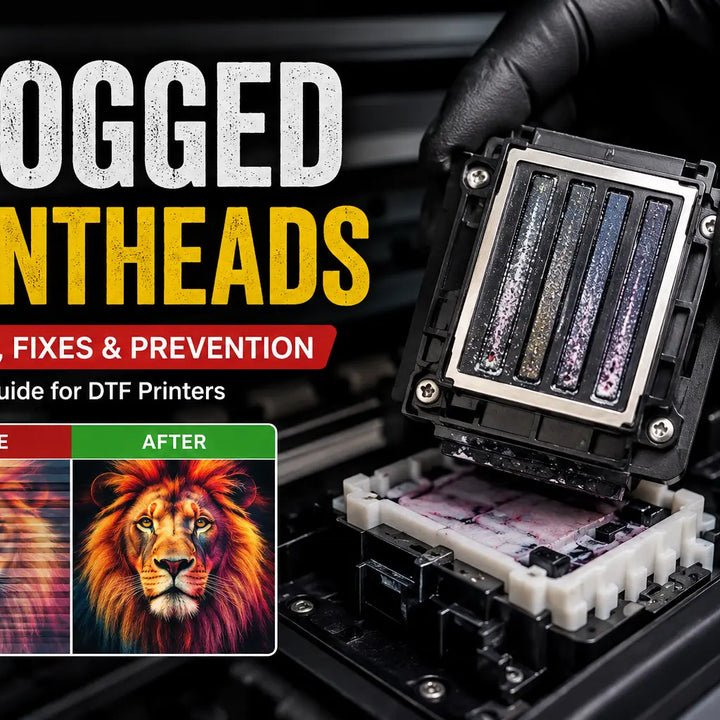 Clogged Printheads / Nozzle Blockage: Causes, Fixes & Prevention Guide for DTF Printers