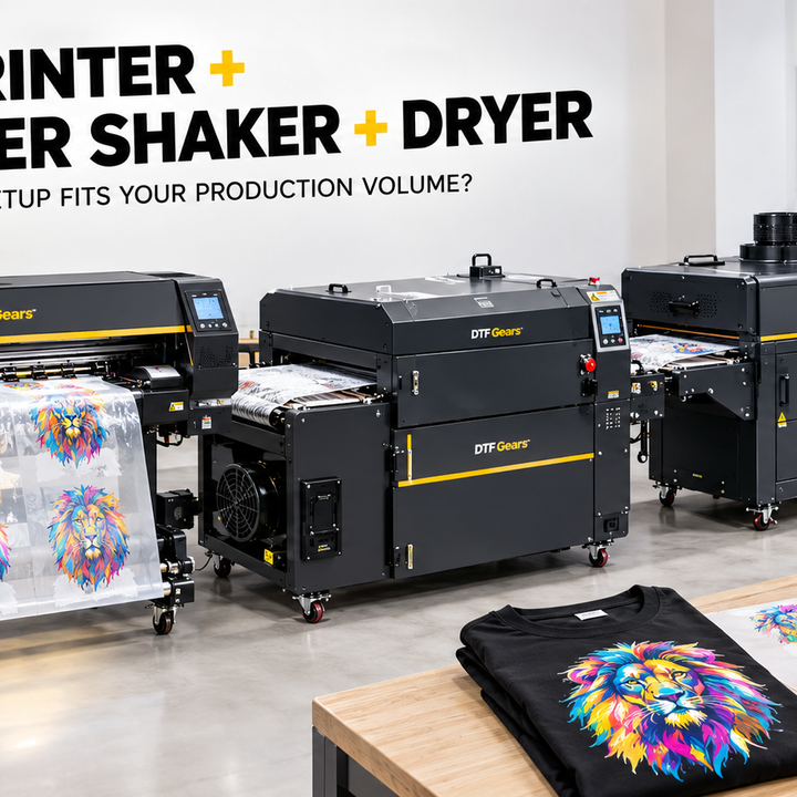 DTF Printer with Powder Shaker and Dryer: How to Choose the Right Setup (2026)