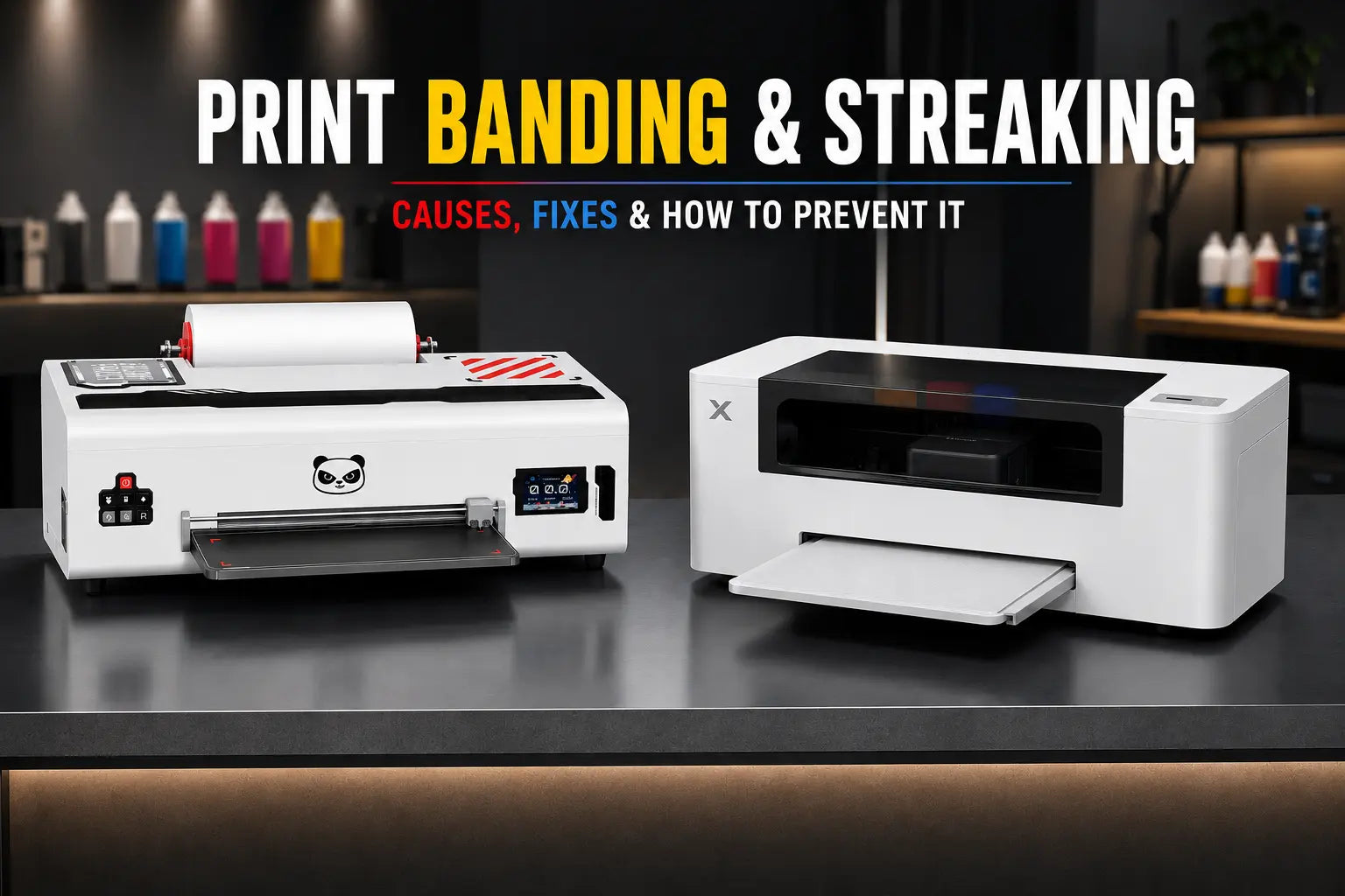 Print Banding & Streaking in DTF Printing: Causes, Fixes & How to Prevent It