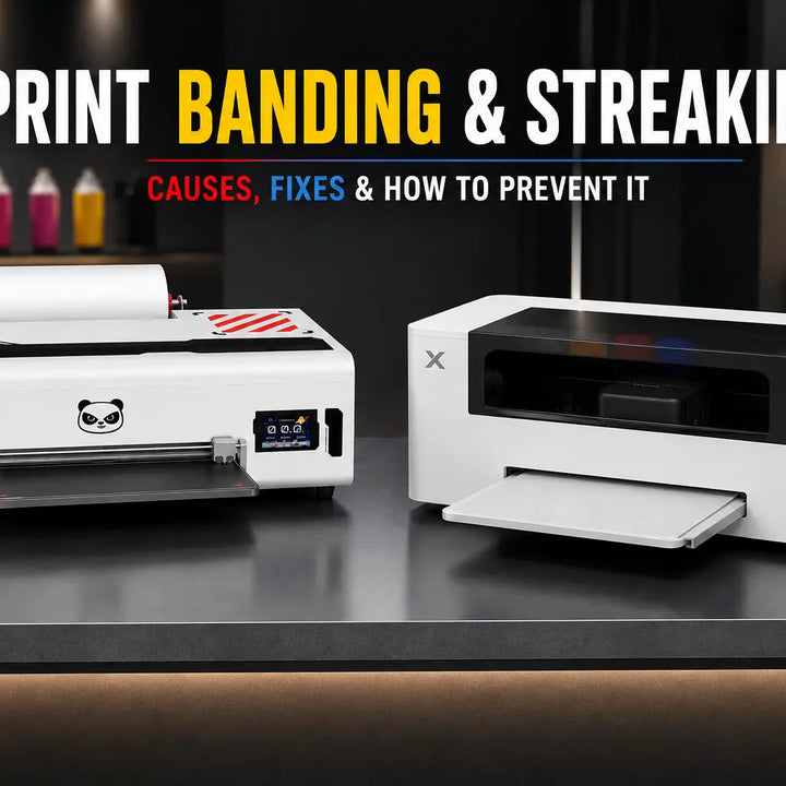 Print Banding & Streaking in DTF Printing: Causes, Fixes & How to Prevent It
