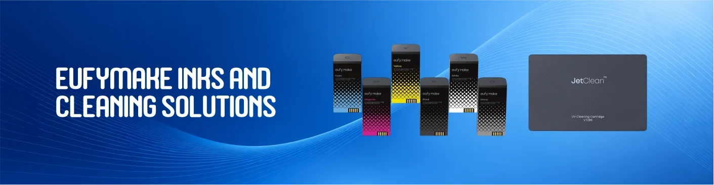 eufyMake inks and cleaning solutions