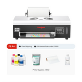 Procolored F8 DTF (Direct-to-Film) A4 L800 Roll Printer, Supplies Starter Bundle