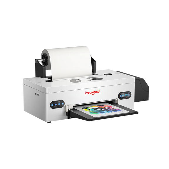 Procolored F13 DTF (Direct-to-Film) A3 L1800 Roll Printer, Supplies Starter Bundle