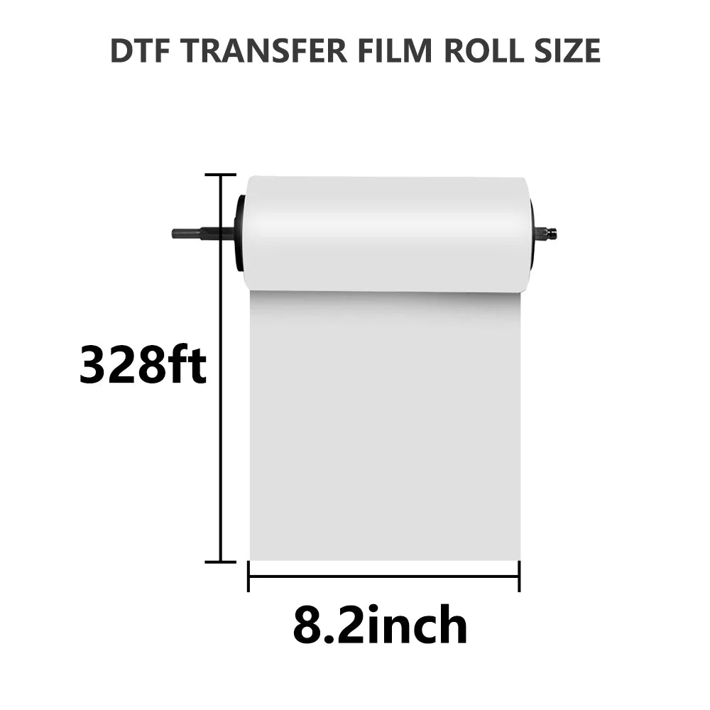 Procolored DTF PreTreat Transfer Film Roll – 8.2" × 328' (Compatible with A3 DTF Printers)