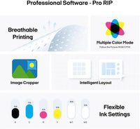 Procolored F13 Pro DTF (Direct-to-Film) A3 Dual Head XP600 Roll Printer, Supplies Starter Bundle