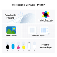 Procolored F13 DTF (Direct-to-Film) A3 L1800 Roll Printer, Supplies Starter Bundle