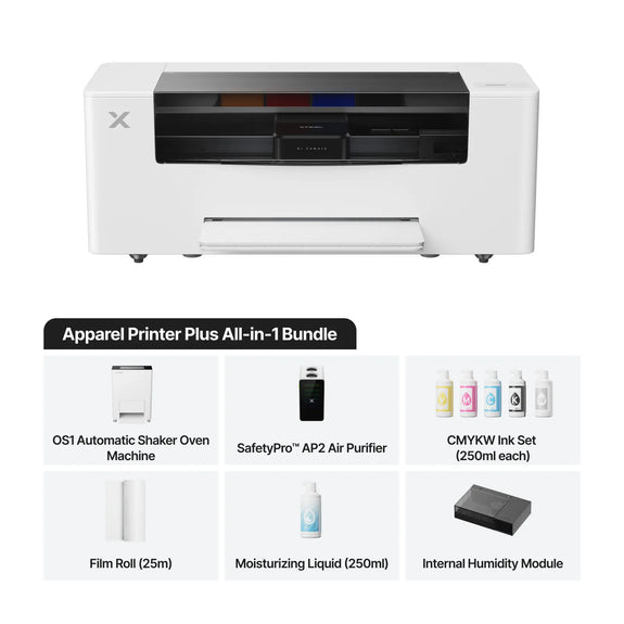 xTool Apparel Printer Plus – DTF Professional Plus Bundle