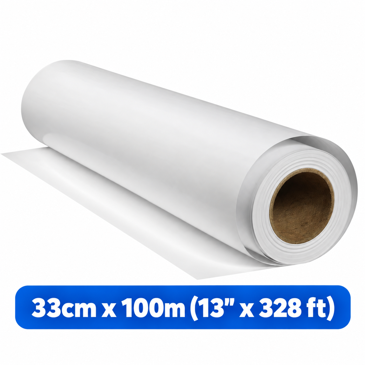 Instant Peel Double-Sided DTF Film Roll (Hot Peel) – 3-Second Press | 33cm x 100m (13" x 328 ft) – For Bold, High-Quality Prints