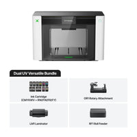 xTool O1 Omni Dual-Head UV DTF & Direct To Object 3D-Texture Printer – Professional Plus Bundle