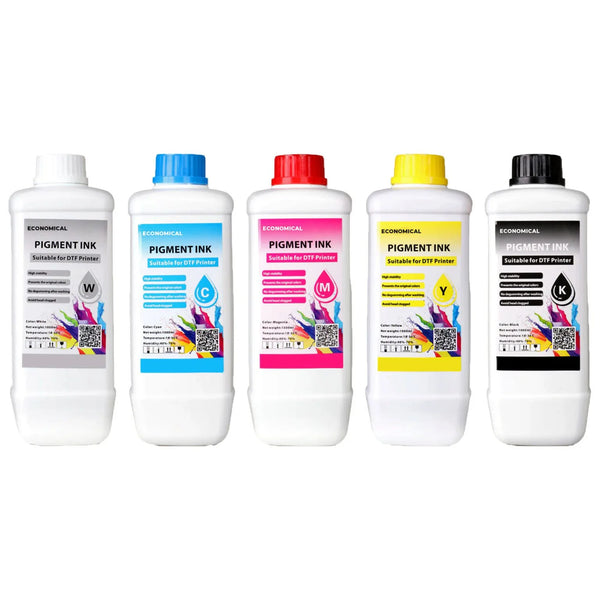 Professional 1 Litre Economical DTF Pigment Ink – Cost-Effective, High-Quality Ink for Bold, Long-Lasting Color
