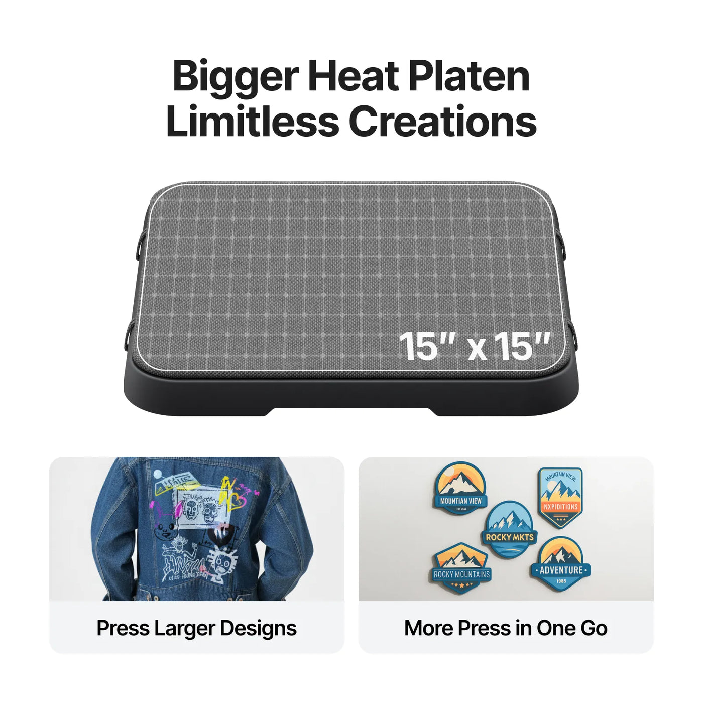 xTool Selected HP2 Auto Heat Press – 15" × 15"