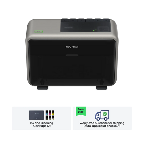 eufyMake E1 - 3D-Texture UV Printer Basic Bundle with Ink and Cleaning Cartridges