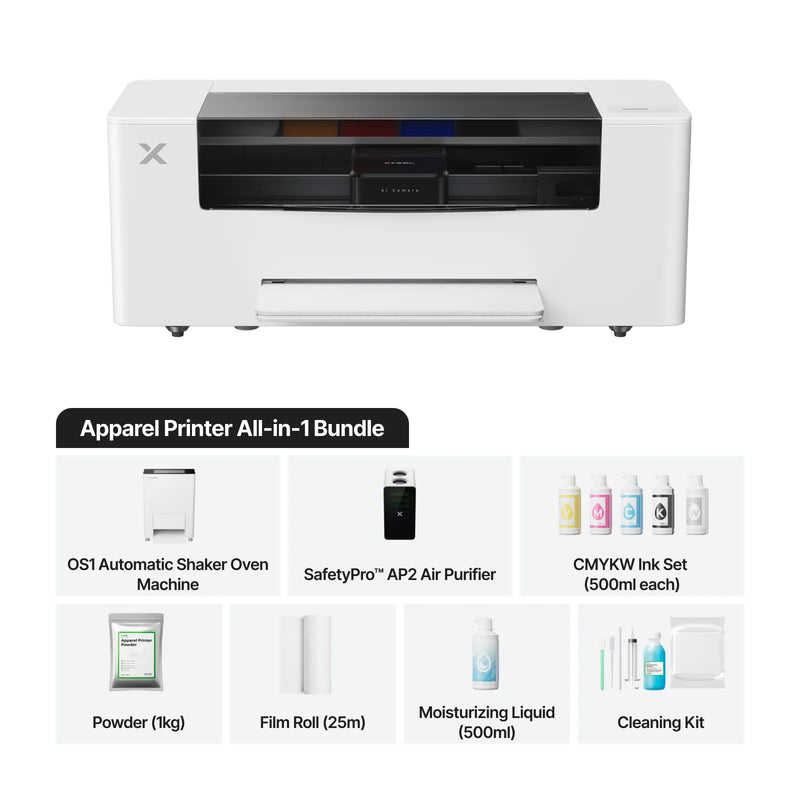 xTool Apparel Printer – DTF Professional Plus Bundle