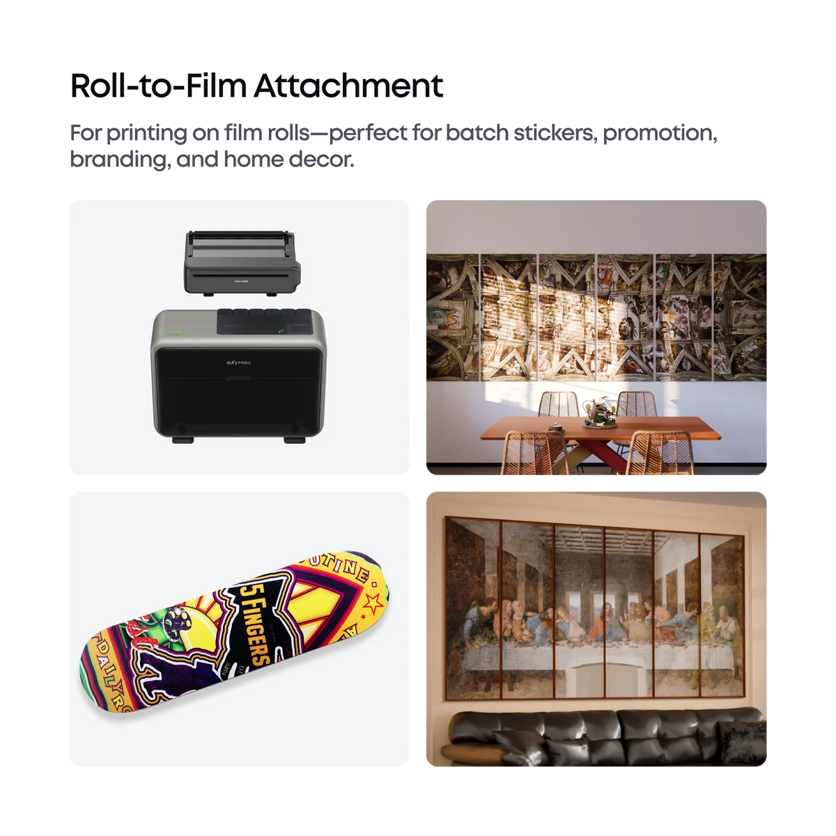 EUFY Roll to Film Attachment – V7241 | Large Format UV Printing up to 10m