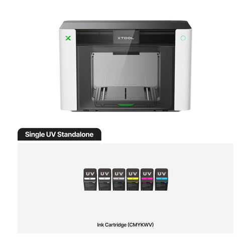 xTool O1 Omni Single Head UV DTF & Direct To Object 3D-Texture Printer – Starter Bundle