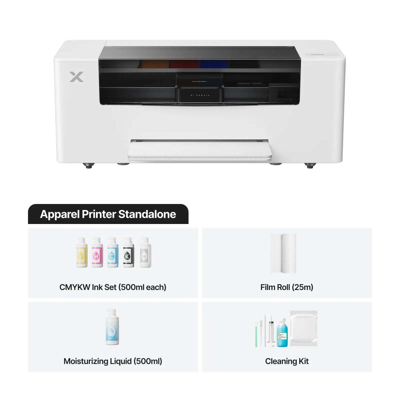 xTool Apparel Printer – DTF Starter Bundle