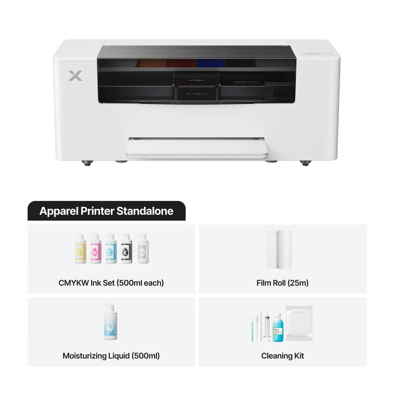 xTool Apparel Printer – DTF Starter Bundle