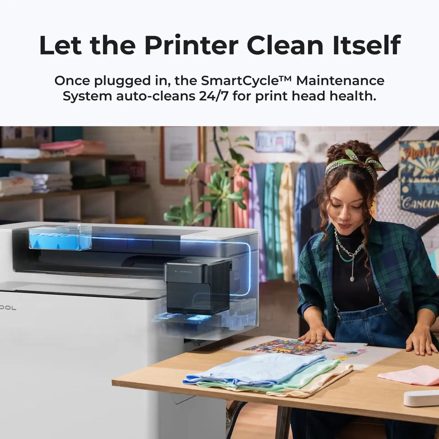 xTool Apparel Printer – DTF Professional Bundle