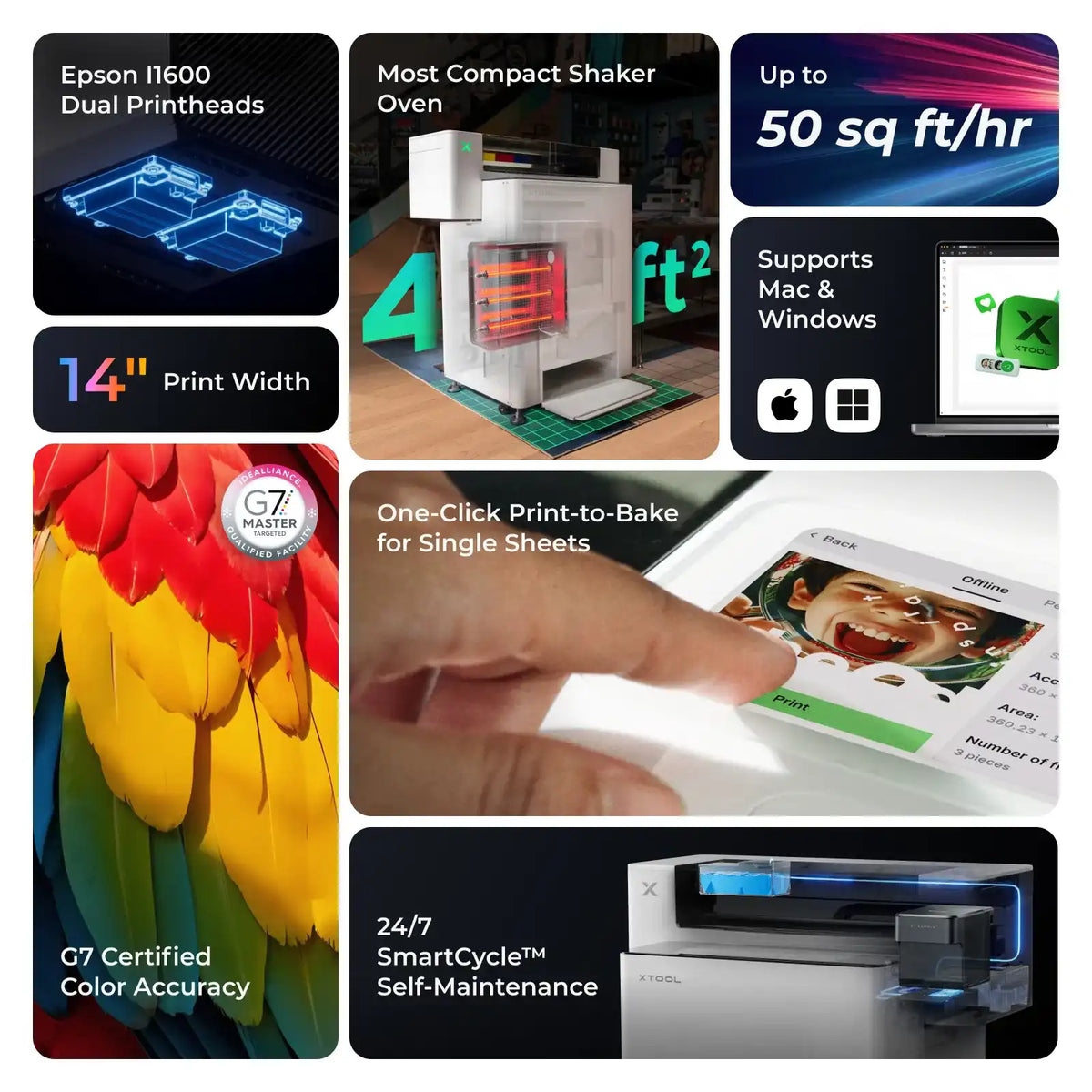 xTool Apparel Printer – DTF Starter Bundle