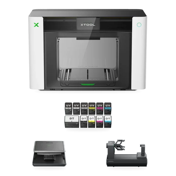 xTool O1 Omni UV + DT Fabric Printer | 4-in-1 UV & Apparel Printer – Professional Bundle