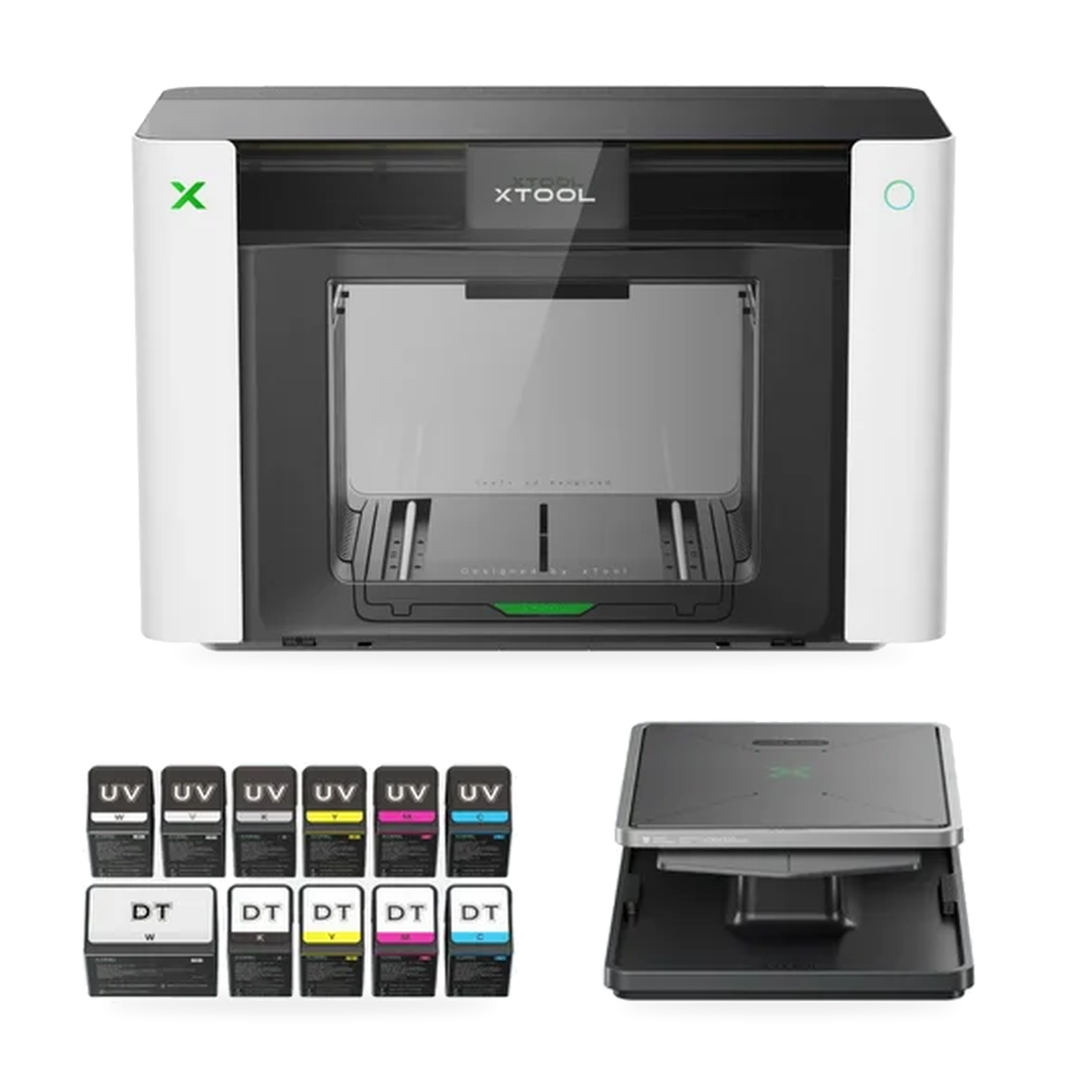 xTool O1 Omni UV + DT Fabric Printer | 4-in-1 UV & Apparel Printer – Starter Bundle