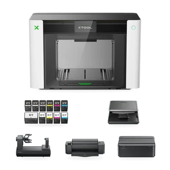 xTool O1 Omni UV + DT Fabric Printer | 4-in-1 UV & Apparel Printer – Professional Plus Bundle