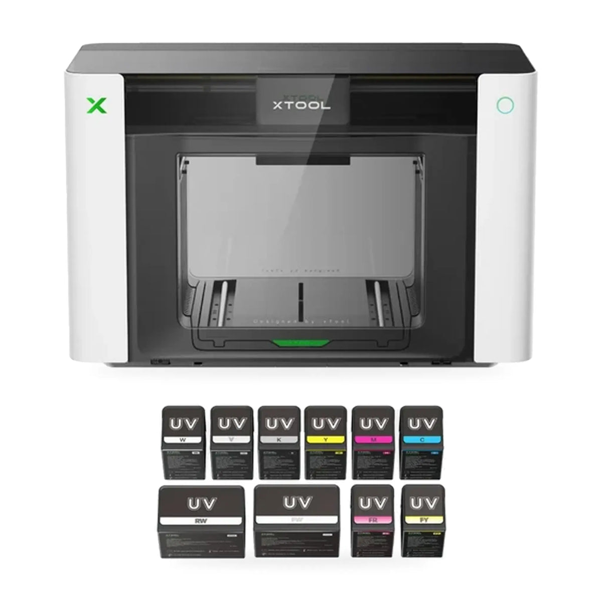 xTool O1 Omni Dual-Head UV DTF & Direct To Object 3D-Texture Printer – Starter Bundle