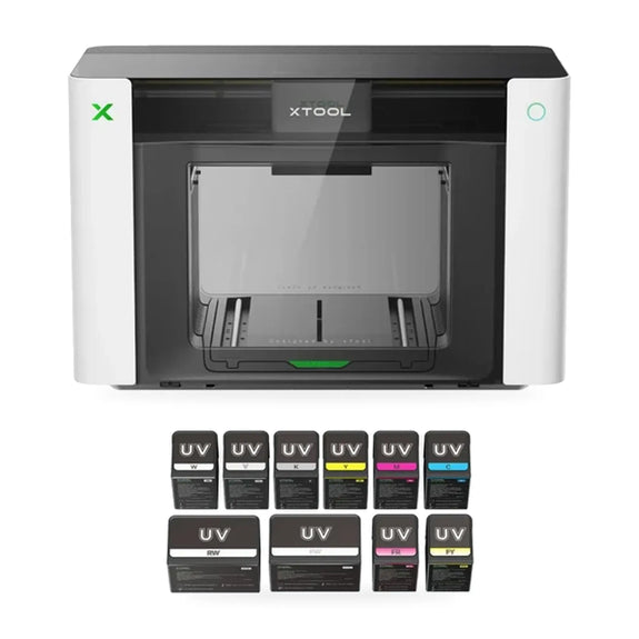 xTool O1 Omni Dual-Head UV DTF & Direct To Object 3D-Texture Printer – Starter Bundle