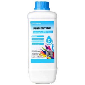 Professional 1 Litre Economical DTF Cyan Pigment Ink – Cost-Effective, High-Quality Ink for Bold, Long-Lasting Color