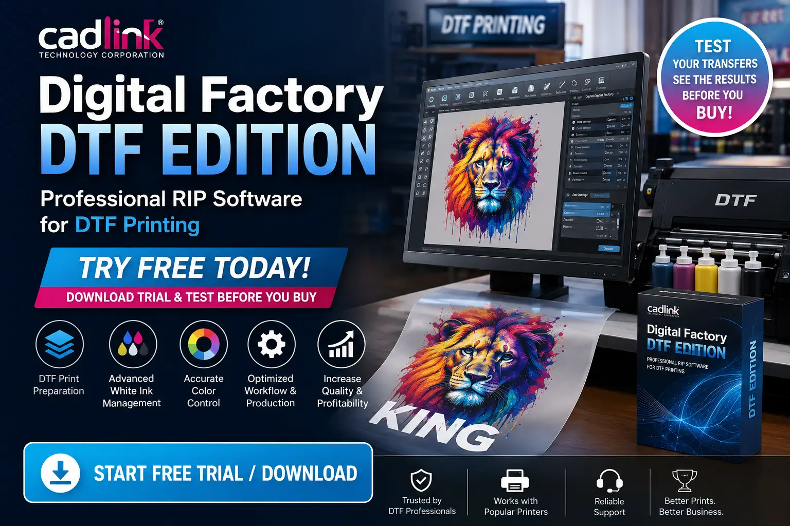Cadlink factory DTF Edition