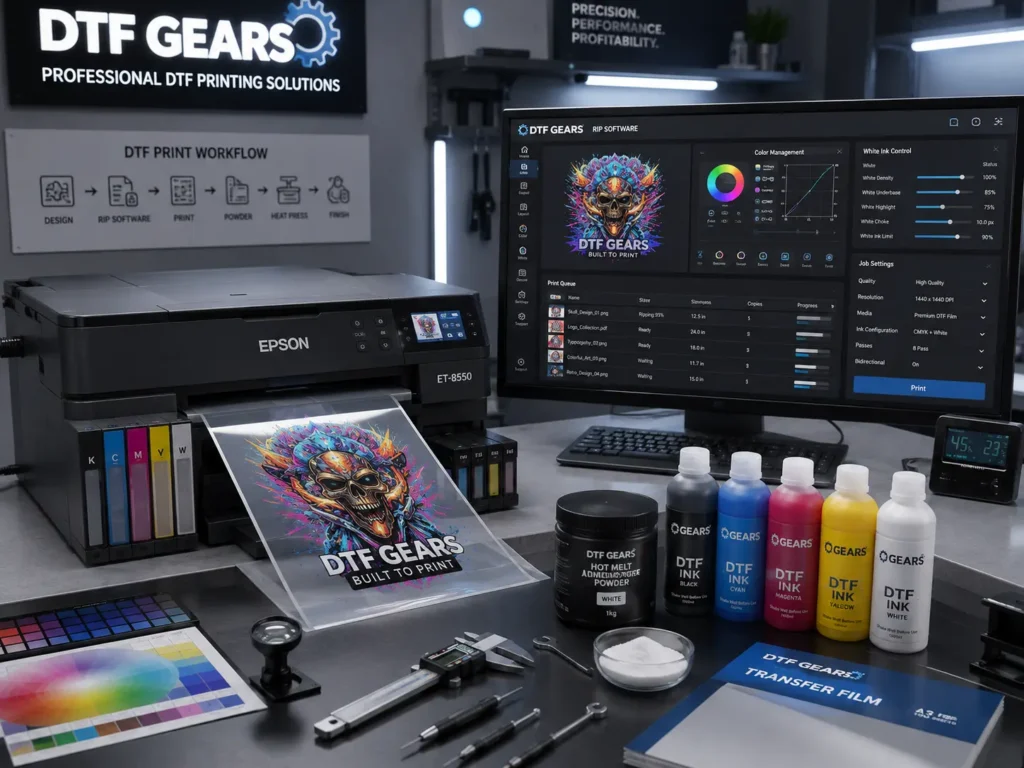 Why Choose DTF Gears RIP Software for ET 8550?