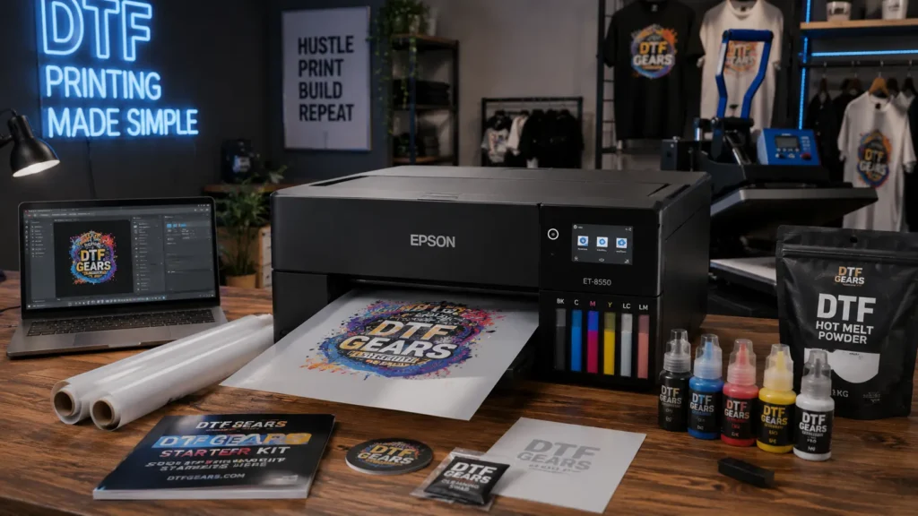 Start printing today — Buy ET-8550 DTF Starter Kit — $749