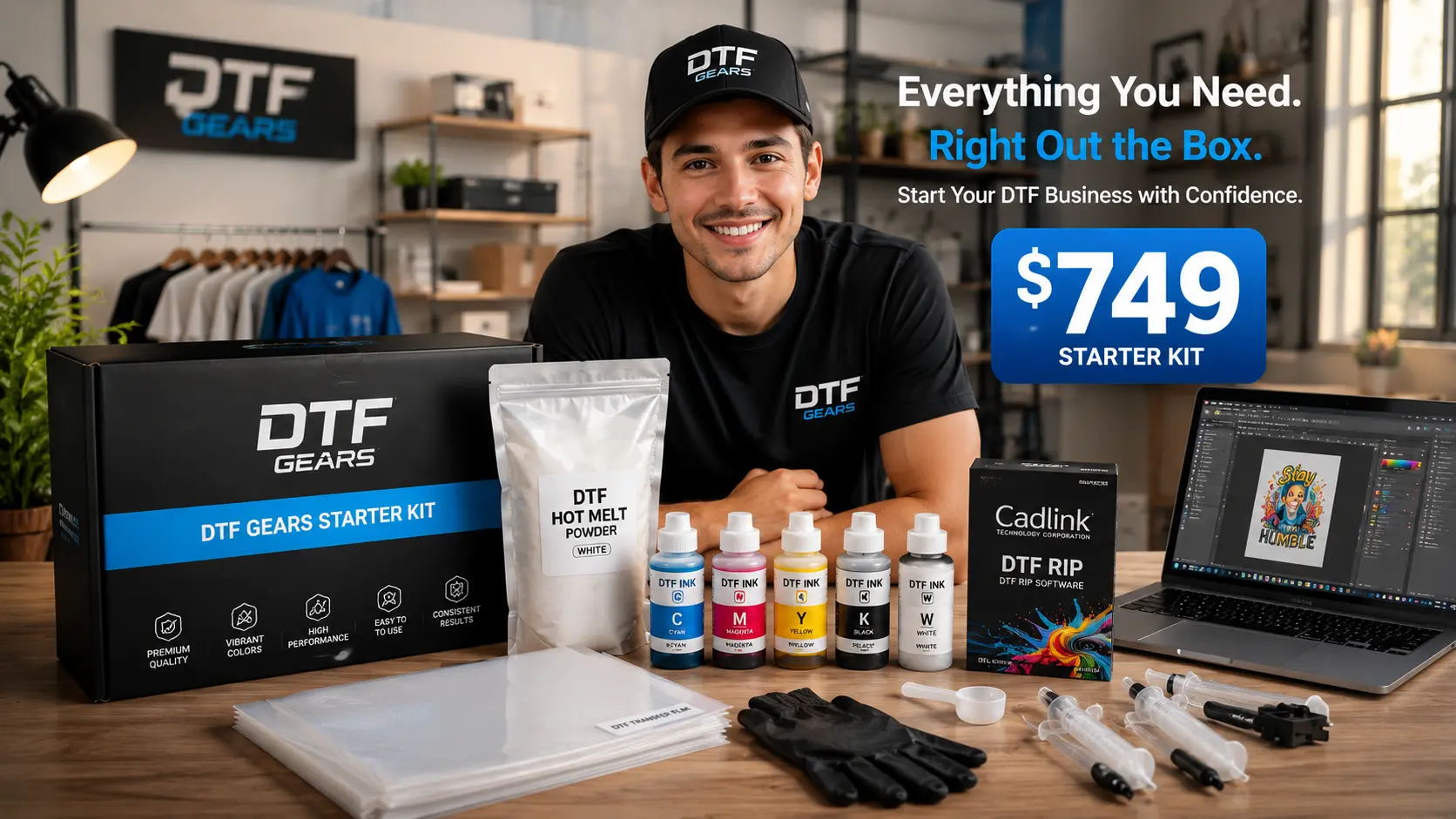 Dtf gears dtf pro kit for epson printer
