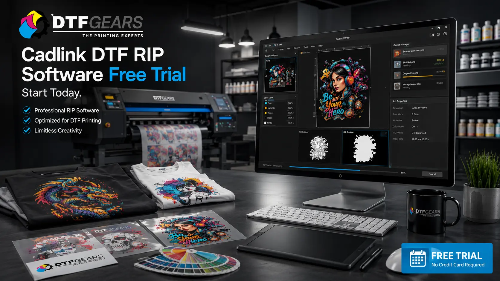 Cadlink DTF RIP Software Free Trial: Start Today