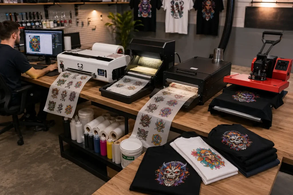 Procolored K13 Lite review featuring the A3 13-inch roll-fed DTF printer for custom apparel printing